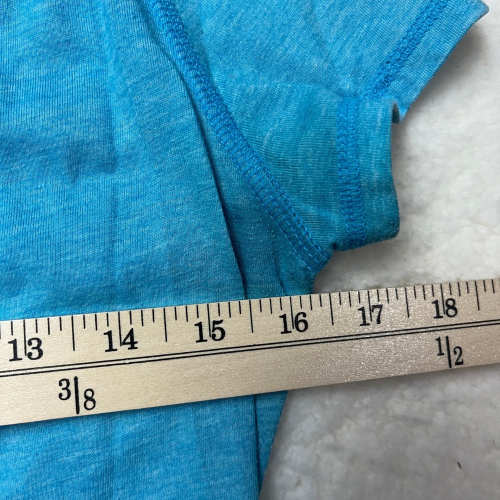 Danskin Now T-Shirt Womens M Blue Purple 2 Pack Semi-Fitted Ruched Active Tops - Picture 8 of 13